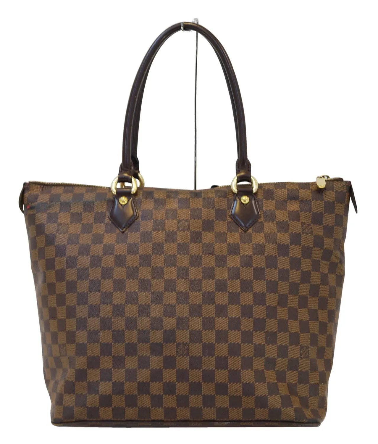 LOUIS VUITTON Saleya GM Damier Ebene Brown  Bag