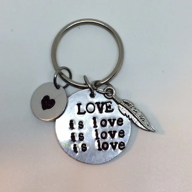 LOVE is love is love is love  / Necklace or Keychain / Lin-Manuel Miranda Speech