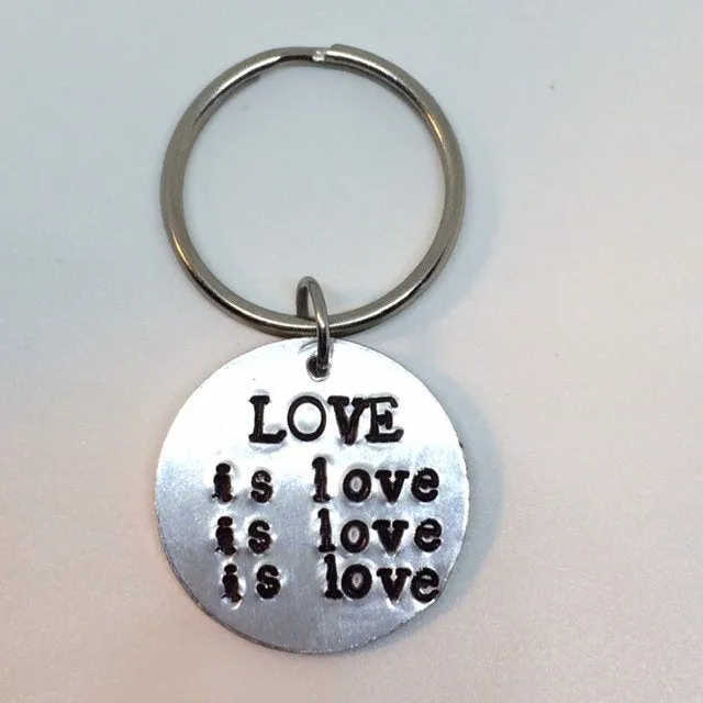 LOVE is love is love is love  / Necklace or Keychain / Lin-Manuel Miranda Speech