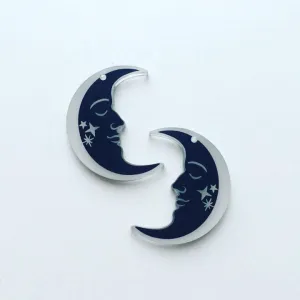 Lunar Dude Charms - 5 pairs