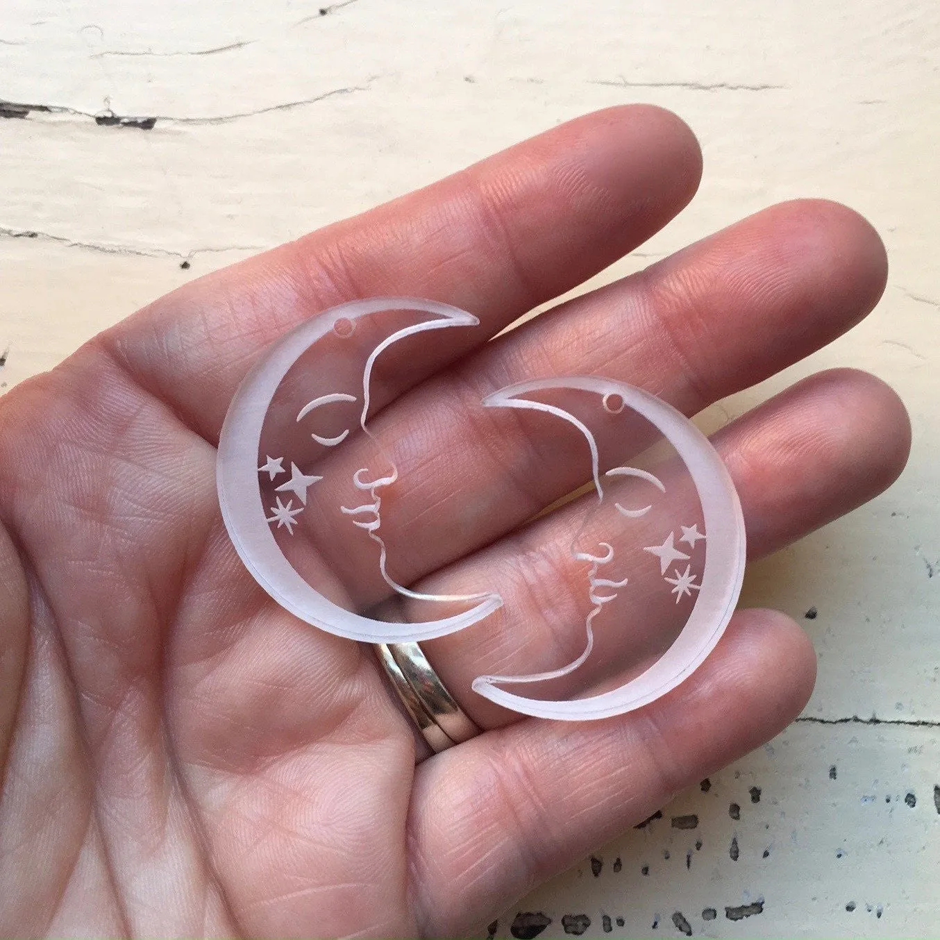 Lunar Dude Charms - 5 pairs