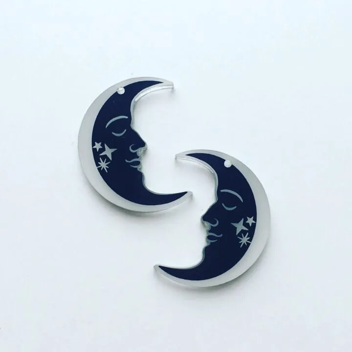 Lunar Dude Charms - 5 pairs