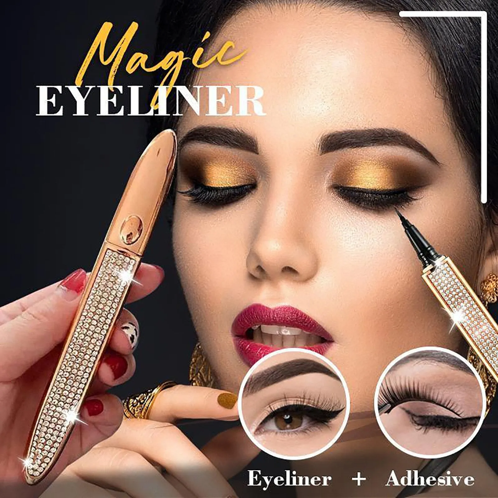 Magic Diamond Self-Adhesive Eyeliner Pen