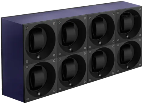 Masterbox Aluminum 8 Positions Dark Blue Anodized Aluminum