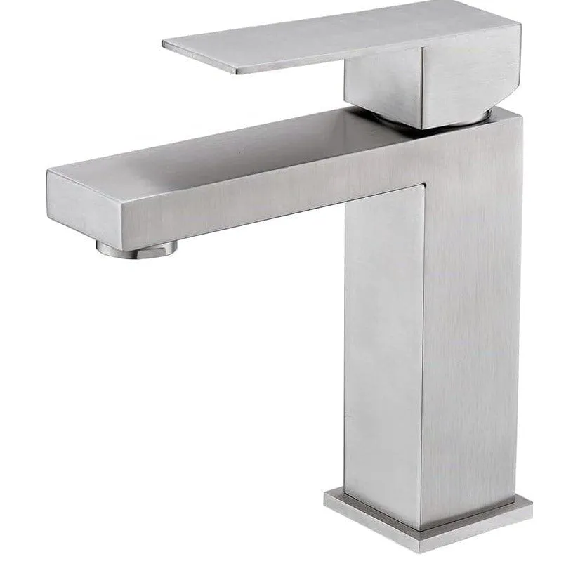 MaxTen Bathroom Stainless Steel Hot & Cold Basin Faucet Mixer - S20-143 & S20-143BL