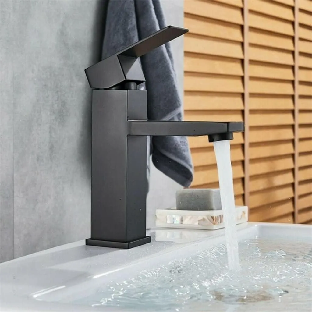 MaxTen Bathroom Stainless Steel Hot & Cold Basin Faucet Mixer - S20-143 & S20-143BL