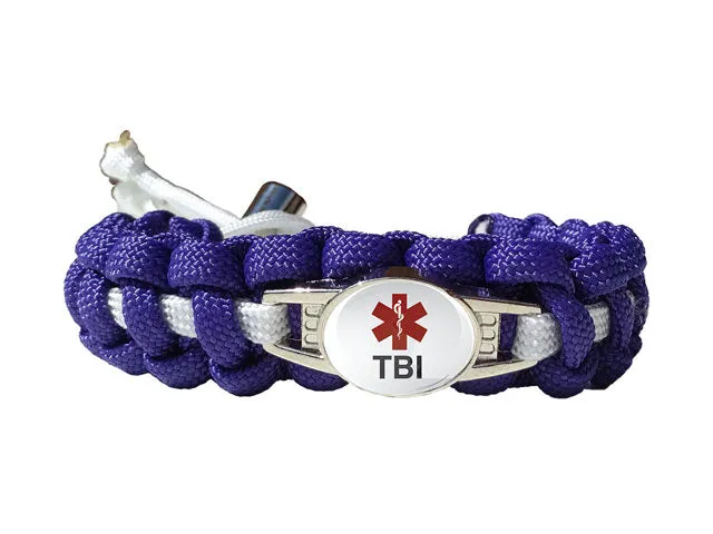 Medical ID TBI Paracord Bracelet