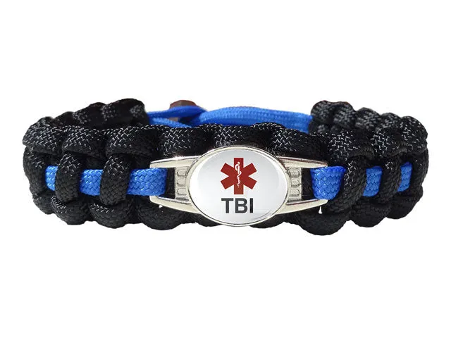 Medical ID TBI Paracord Bracelet