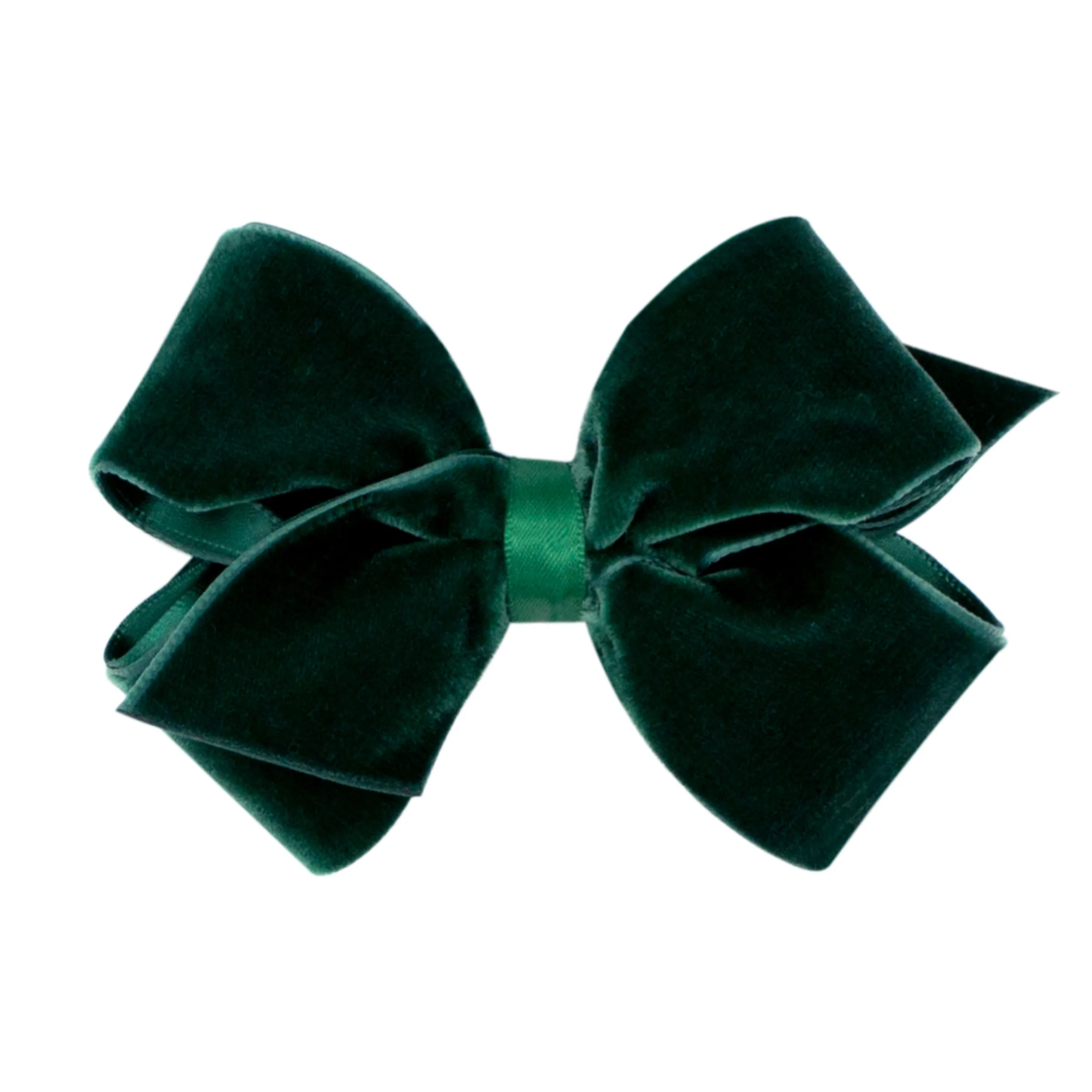 Medium Classic Velvet Hair Bow on Clippie
