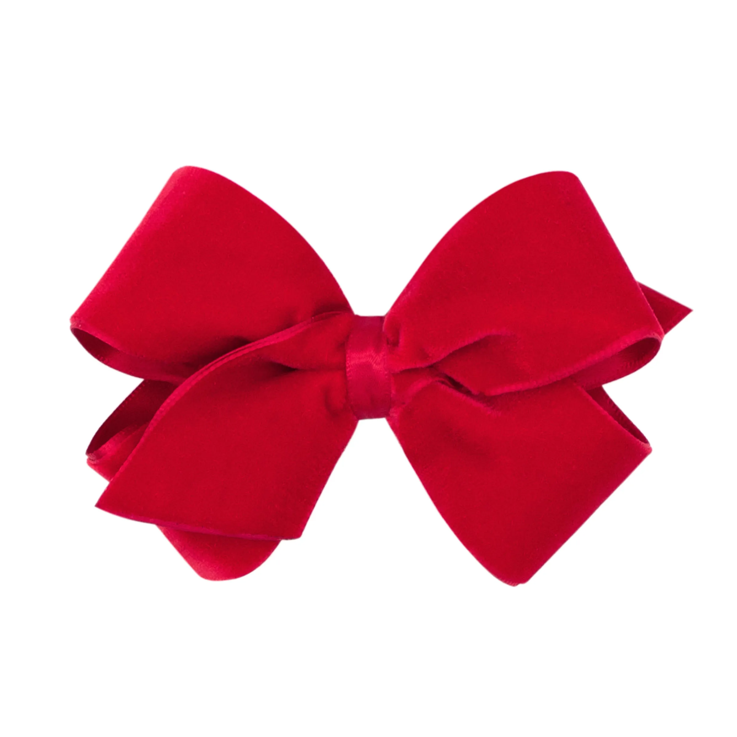 Medium Classic Velvet Hair Bow on Clippie