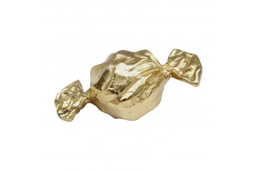 Metal 9" Wrapped Candy, Gold