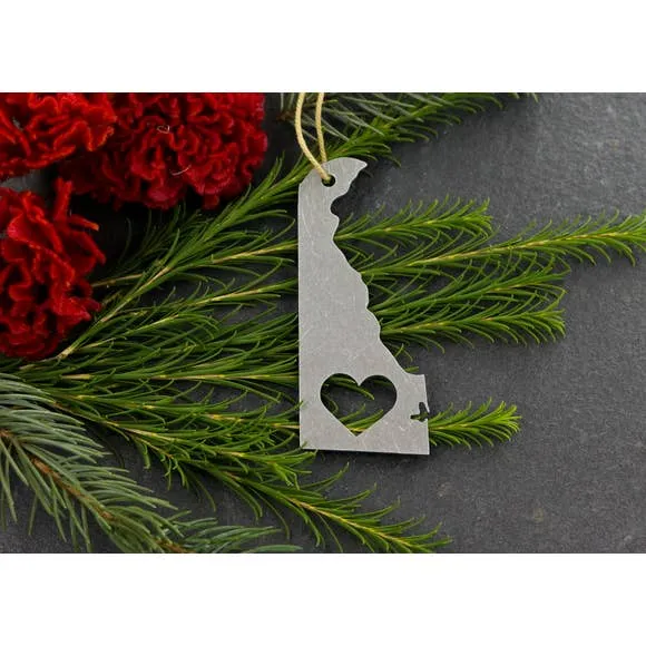 Metal State Ornament - All States Available