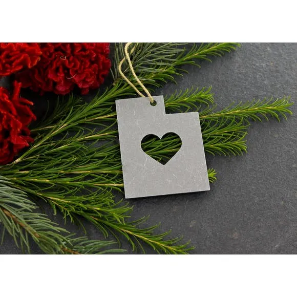 Metal State Ornament - All States Available