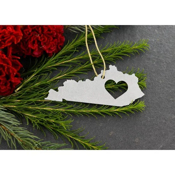 Metal State Ornament - All States Available