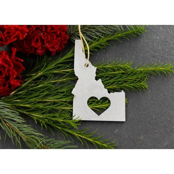 Metal State Ornament - All States Available