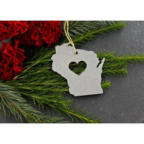 Metal State Ornament - All States Available