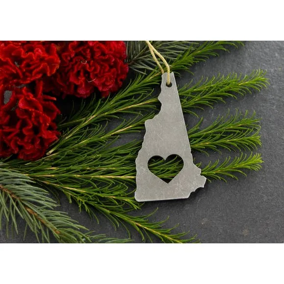 Metal State Ornament - All States Available