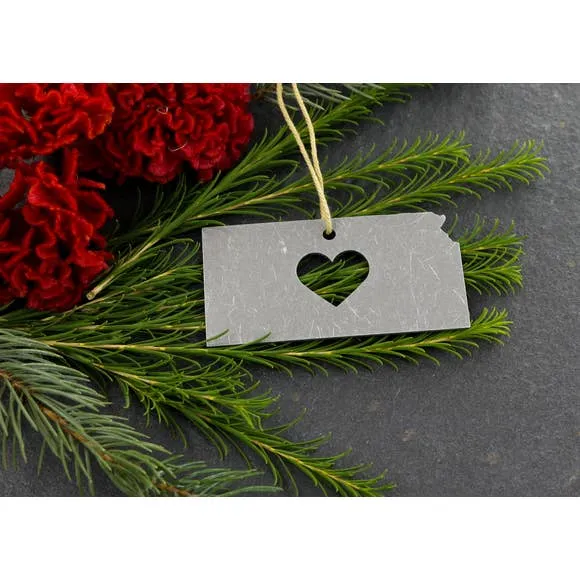 Metal State Ornament - All States Available