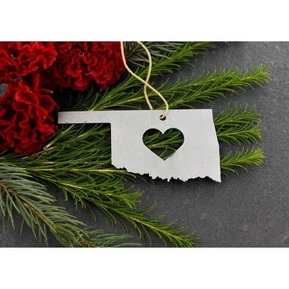 Metal State Ornament - All States Available