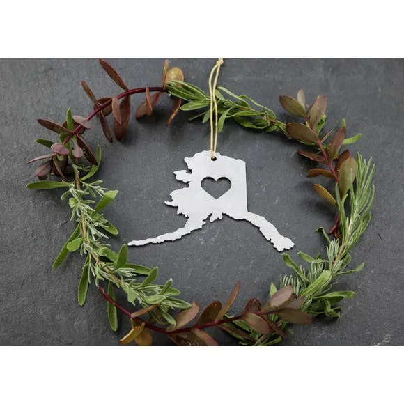 Metal State Ornament - All States Available