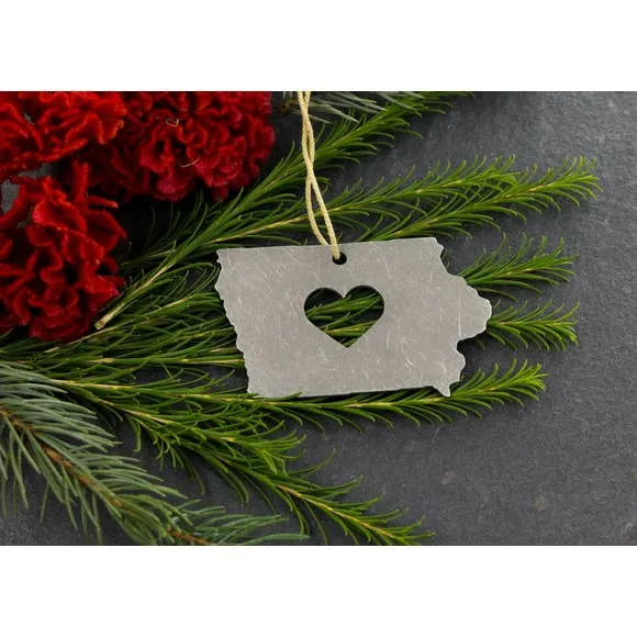 Metal State Ornament - All States Available