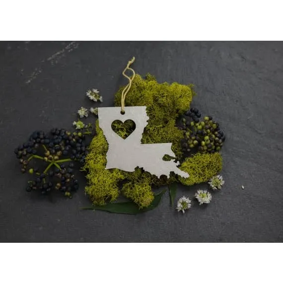 Metal State Ornament - All States Available