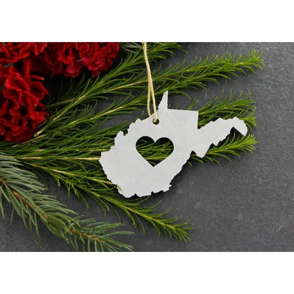 Metal State Ornament - All States Available