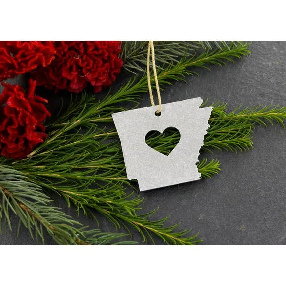 Metal State Ornament - All States Available