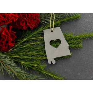 Metal State Ornament - All States Available