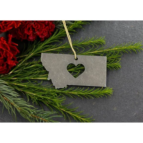 Metal State Ornament - All States Available