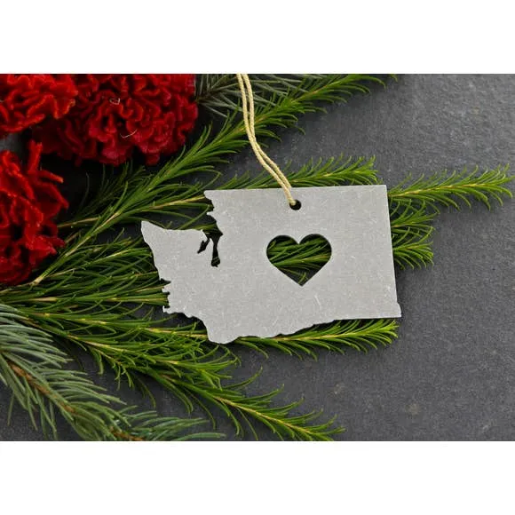 Metal State Ornament - All States Available