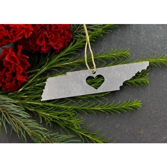 Metal State Ornament - All States Available