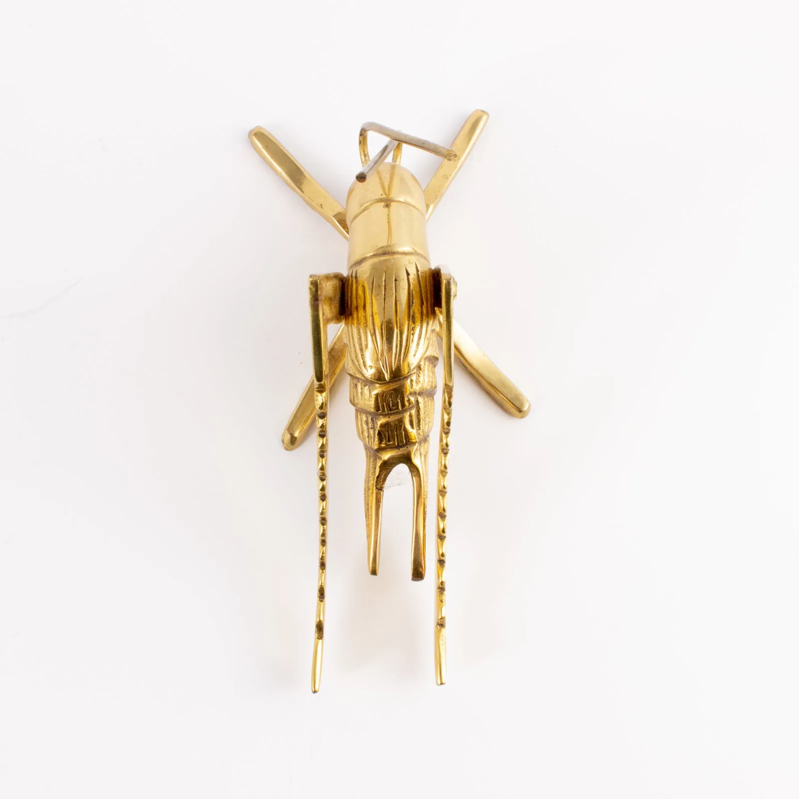Mid-Century Brass Cricket