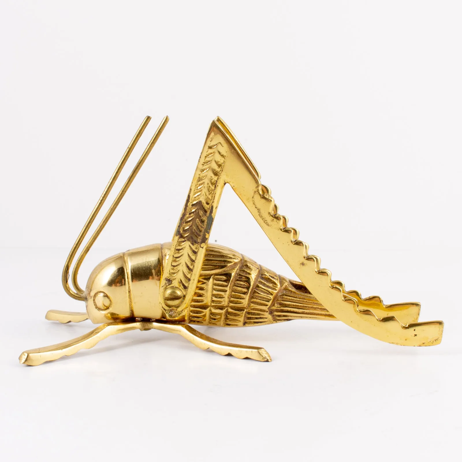 Mid-Century Brass Cricket