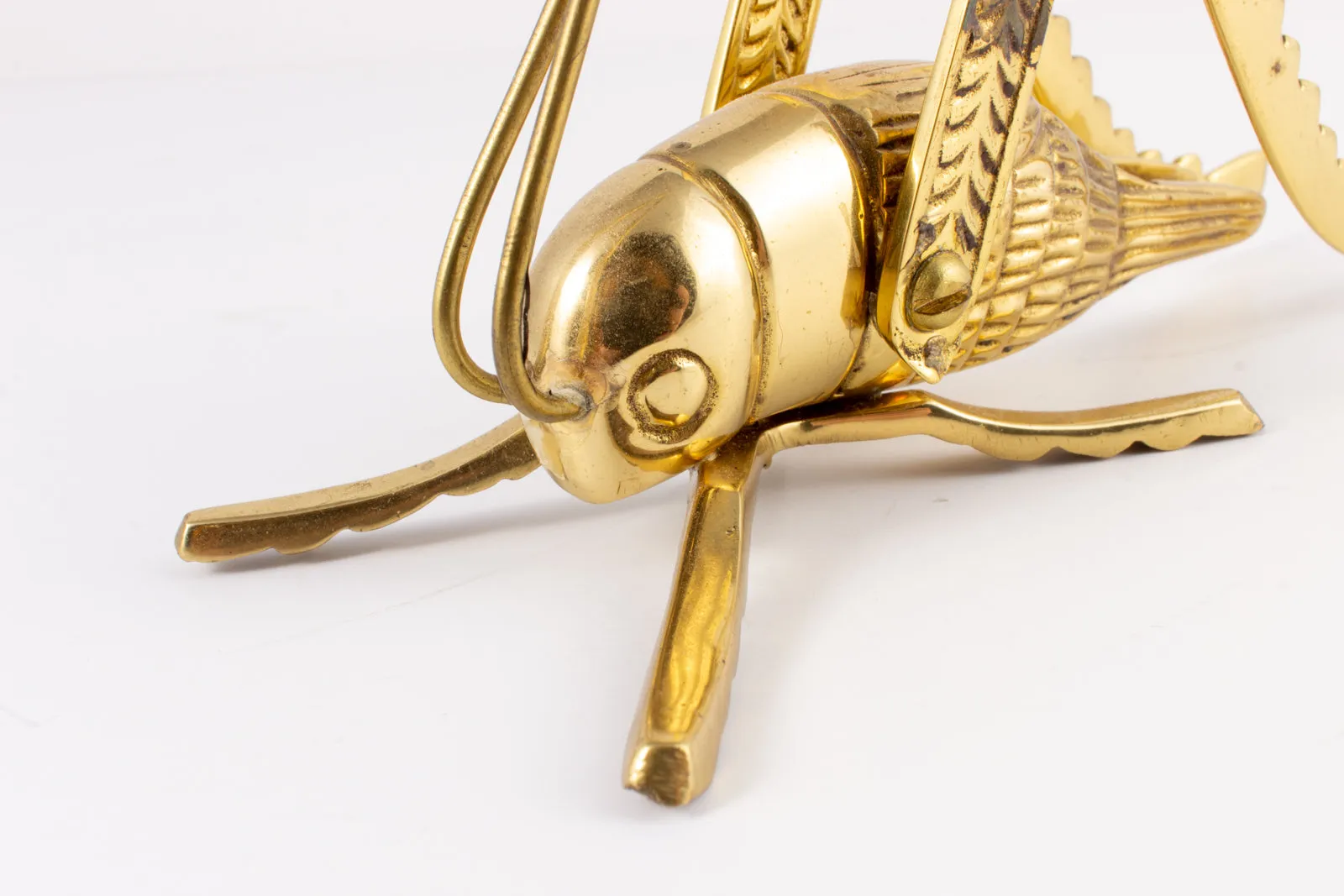 Mid-Century Brass Cricket