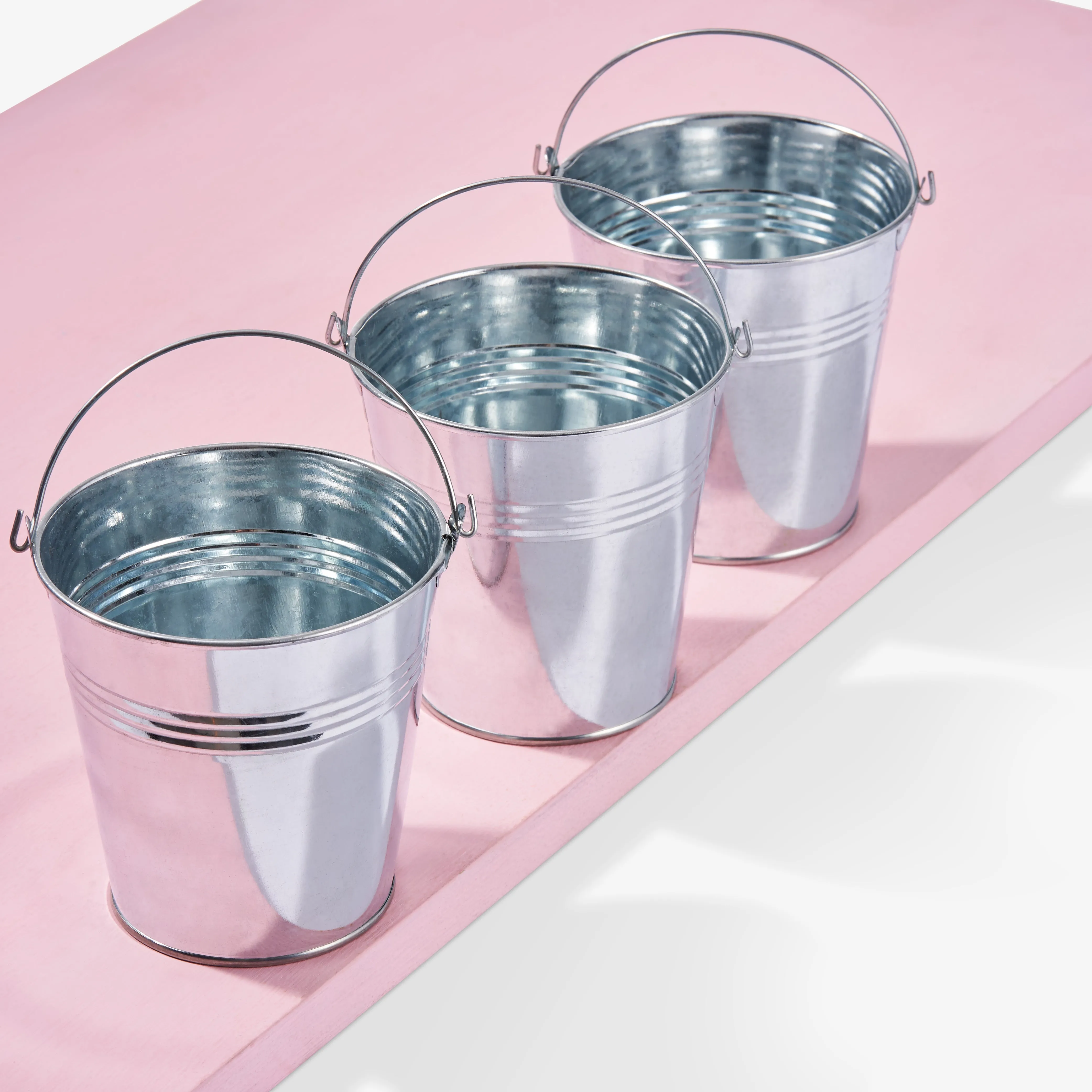 Mini Metal Bucket Table Decorations
