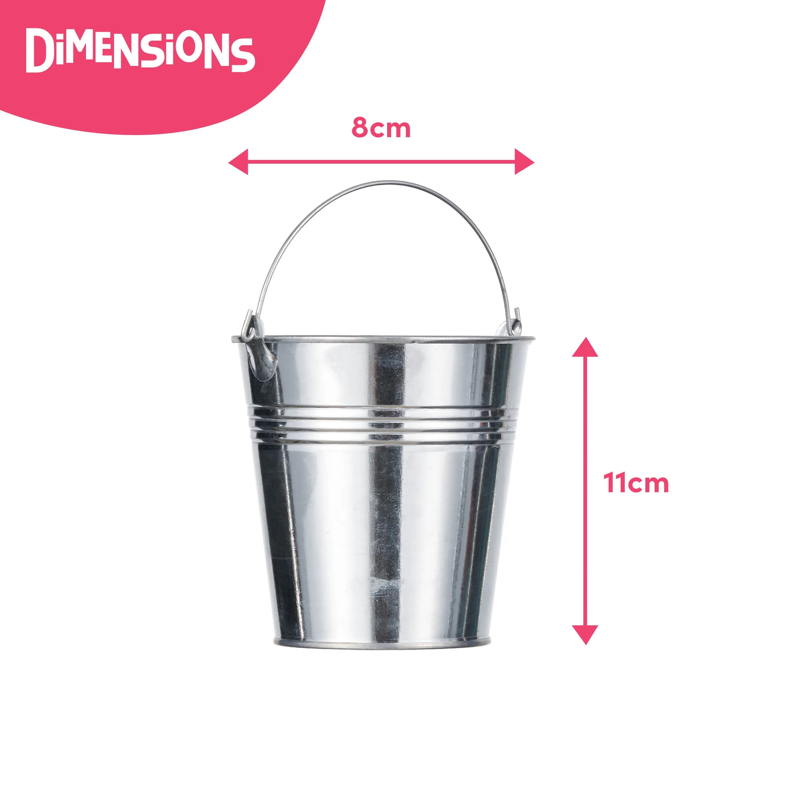 Mini Metal Bucket Table Decorations