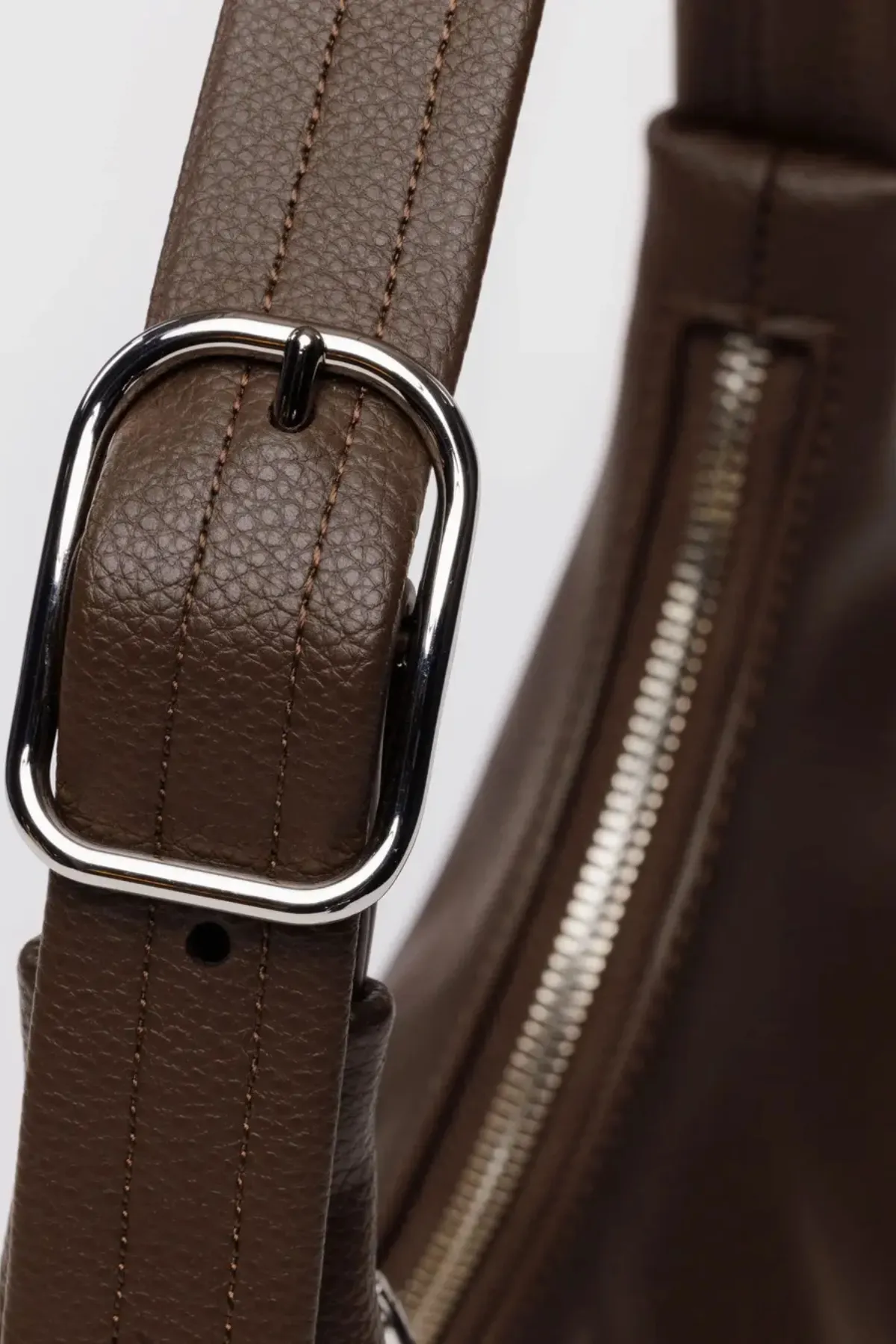 Mini Recycled Leather Shoulder Bag