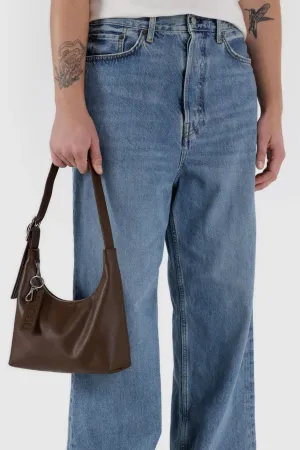 Mini Recycled Leather Shoulder Bag