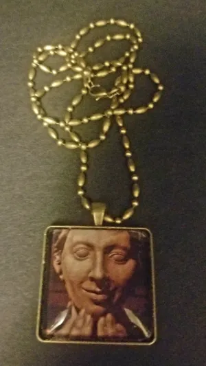 Mischievous Angel Cabochon Necklace