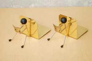 Modernist Stick Figure Bookends