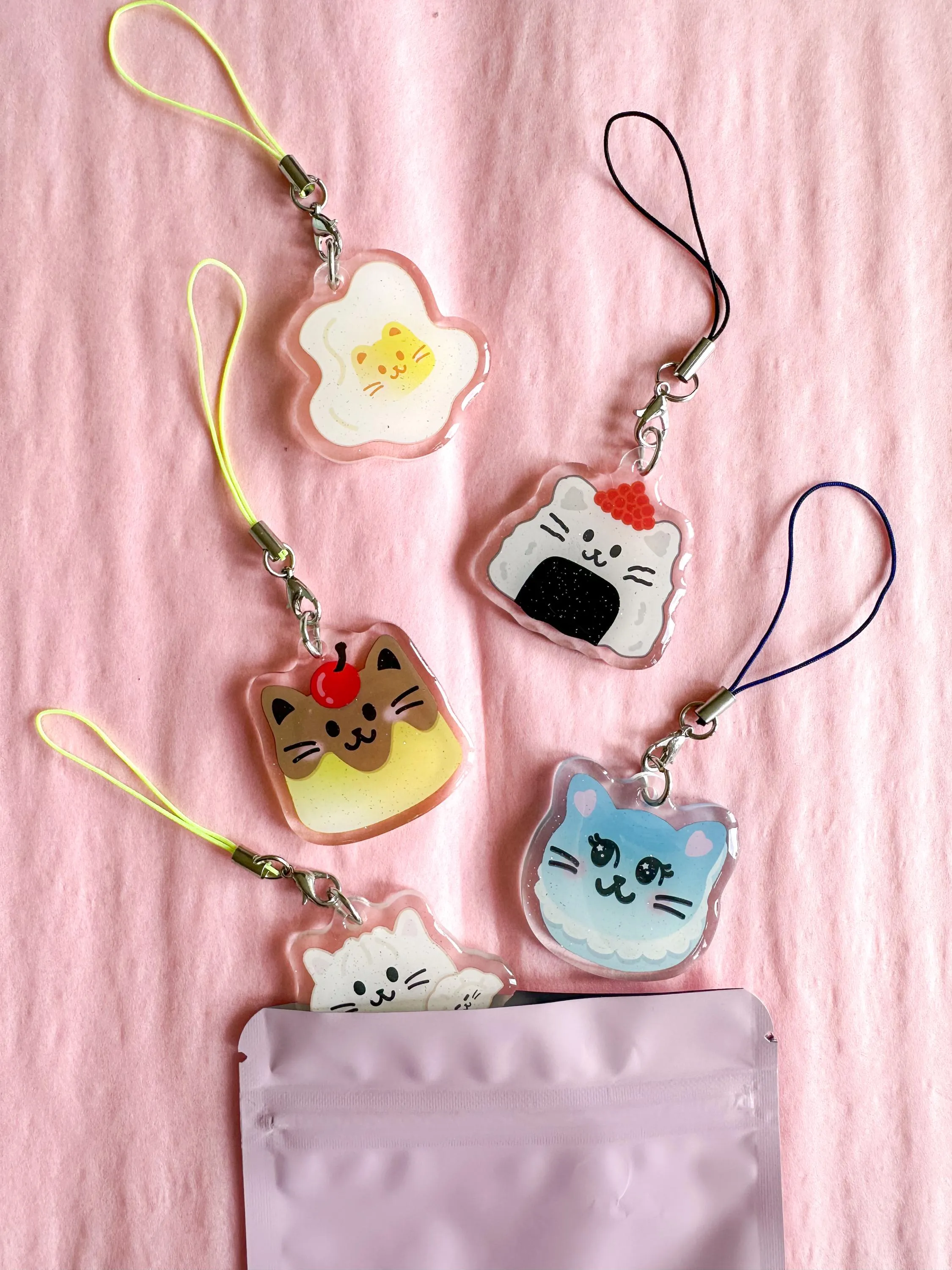 Mystery Cat Phone Charm