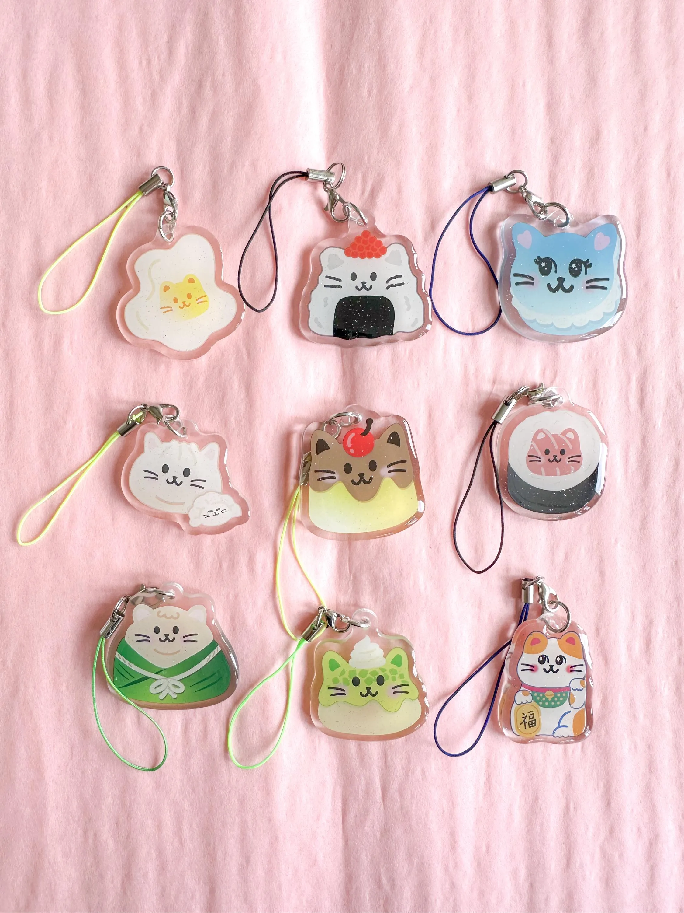 Mystery Cat Phone Charm