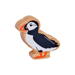 Natural black and white puffin