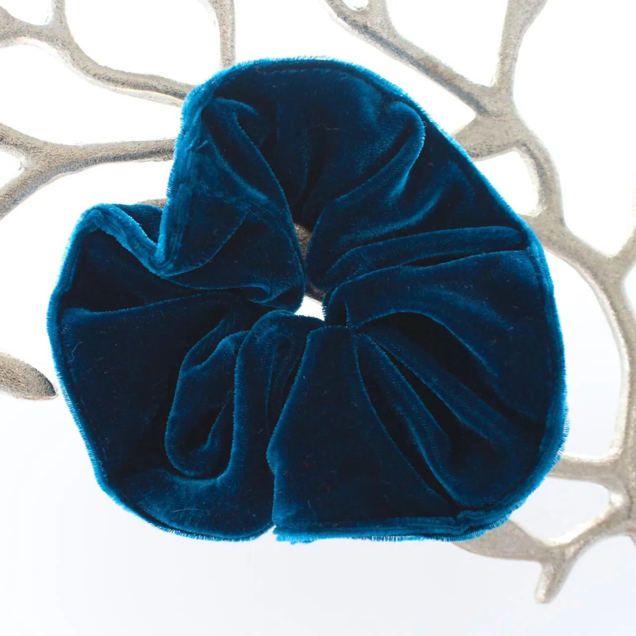 Navy Blue Scrunchies