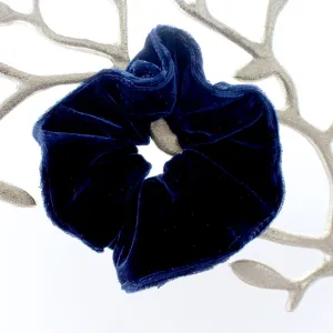 Navy Blue Scrunchies