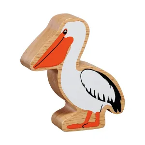 NEW Natural white and orange pelican