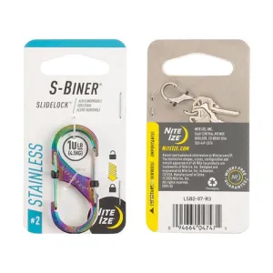 Nite Ize - S Biner Slidelock Stainless Steel #2 (Spectrum) - Q8OVL
