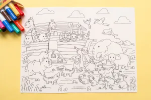 Noah's Ark {Colouring Mat}