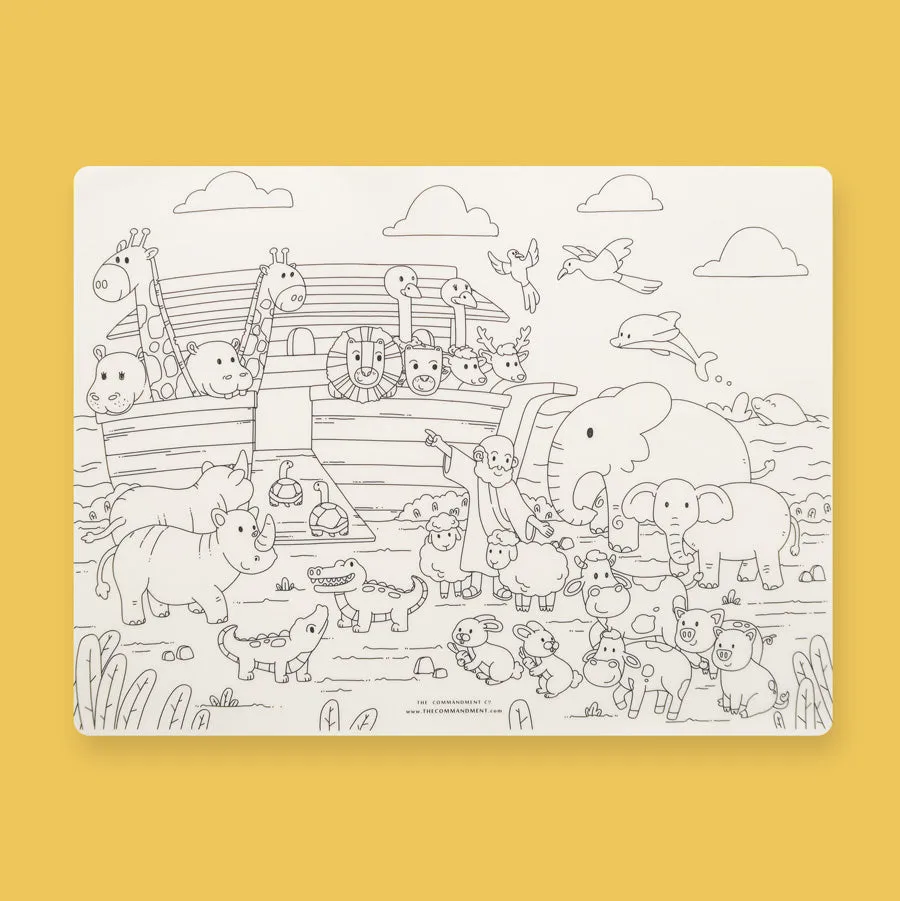 Noah's Ark {Colouring Mat}
